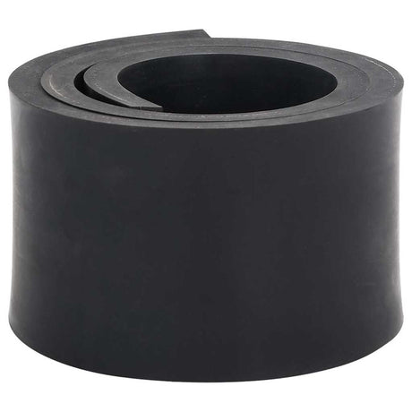 Vidaxl rubberen rand voor sneeuwploeg 120x8x1 cm zwart