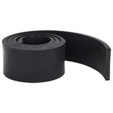 Vidaxxl Gummikante für Schneepflug 150x8x1 cm schwarz