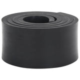 Vidaxl rubberen rand voor sneeuwploeg 180x8x1 cm zwart