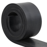 Vidaxl rubberen rand voor sneeuwploeg 200x8x1 cm zwart