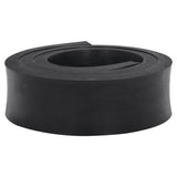 Vidaxxl Gummikante für Schneepflug 180x10x2 cm schwarz
