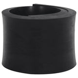 Vidaxxl Gummikante für Schneepflug 100x15x2 cm schwarz