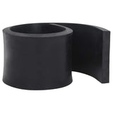 VidaXL Gummikante für Schneepflug 120x15x2 cm schwarz