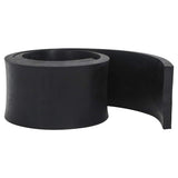 VidaXL Gummikante für Schneepflug 150x15x2 cm schwarz