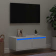 Vidaxl tv-meubel met led-verlichting 75x35,5x25 cm wit