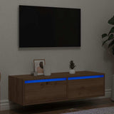 Vidaxl tv-meubel met led-verlichting 100x35,5x25 cm artisanaal eiken