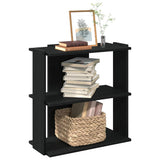 Vidaxl boekenkast 3-laags 60x30x60 cm bewerkt hout zwart