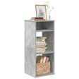 Vidaxl boekenkast 34x31x80 cm bewerkt hout betongrijs