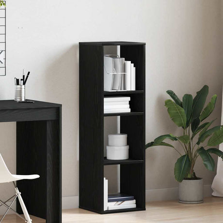 Vidaxl boekenkast 34x31x112 cm bewerkt hout zwart