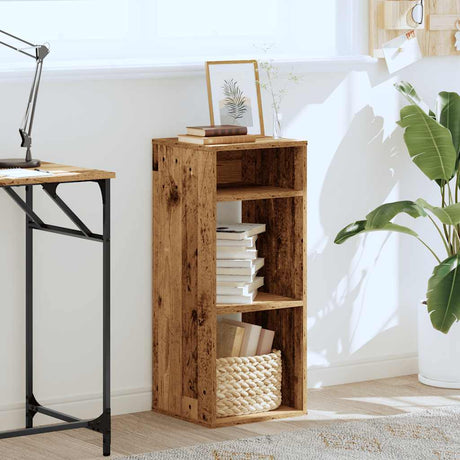 Vidaxl boekenkast 34x31x80 cm bewerkt hout oud houtkleurig