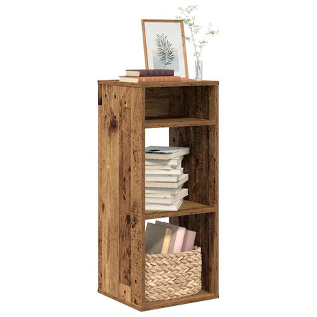 Vidaxl boekenkast 34x31x80 cm bewerkt hout oud houtkleurig