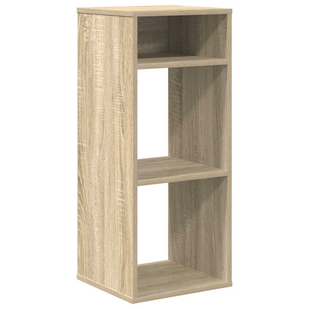 Vidaxl boekenkast 34x31x80 cm bewerkt hout sonoma eikenkleurig