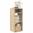 Vidaxl boekenkast 34x31x80 cm bewerkt hout sonoma eikenkleurig