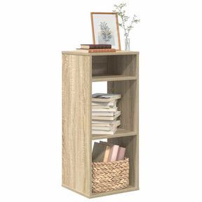 Vidaxl boekenkast 34x31x80 cm bewerkt hout sonoma eikenkleurig