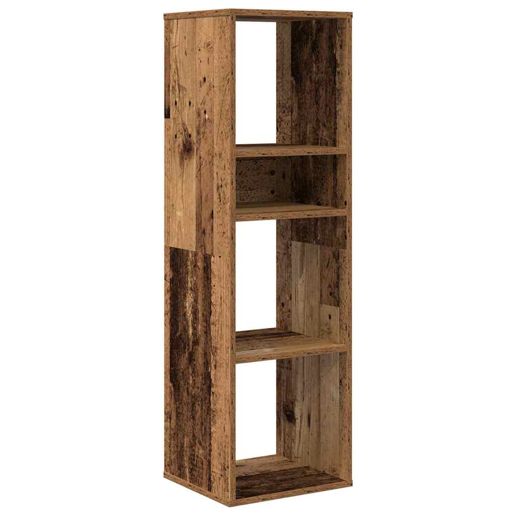 Vidaxl boekenkast 34x31x112 cm bewerkt hout oud houtkleurig