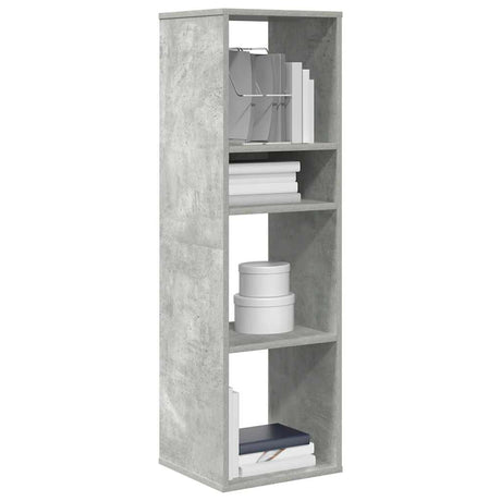 Vidaxl boekenkast 34x31x112 cm bewerkt hout betongrijs