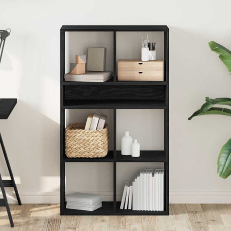 Vidaxl boekenkast 66x31x112 cm bewerkt hout zwart