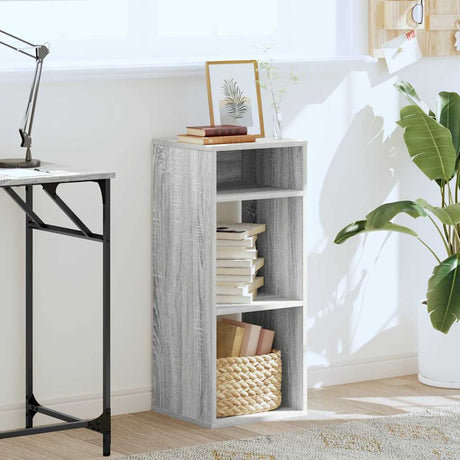 Vidaxl boekenkast 34x31x80 cm bewerkt hout grijs sonoma eikenkleurig