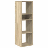 Vidaxl boekenkast 34x31x112 cm bewerkt hout sonoma eikenkleurig