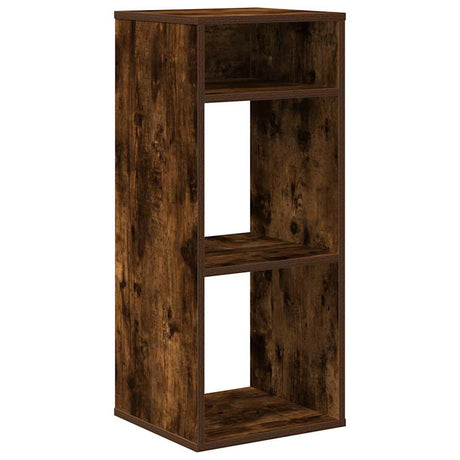 Vidaxl boekenkast 34x31x80 cm bewerkt hout gerookt eikenkleurig