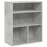 Vidaxl boekenkast 60x30x71,5 cm bewerkt hout betongrijs