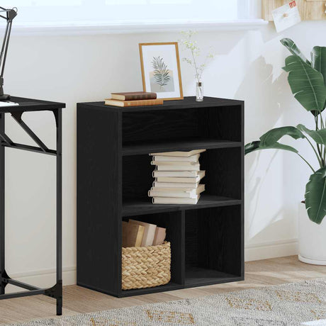 Vidaxl boekenkast 60x30x71,5 cm bewerkt hout zwart