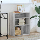 Vidaxl boekenkast 60x30x71,5 cm bewerkt hout grijs sonoma eikenkleurig