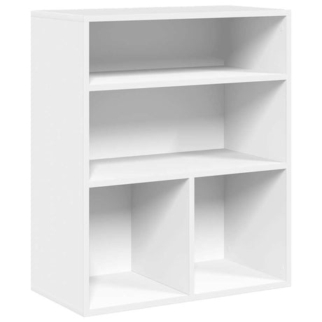 Vidaxl boekenkast 60x30x71,5 cm bewerkt hout wit
