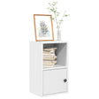 Vidaxl boekenkast 31x24x52 cm bewerkt hout wit