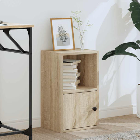 Vidaxl boekenkast 31x24x52 cm bewerkt hout sonoma eikenkleurig
