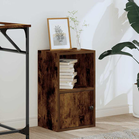 Vidaxl boekenkast 31x24x52 cm bewerkt hout gerookt eikenkleurig