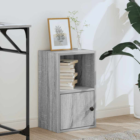 Vidaxl boekenkast 31x24x52 cm bewerkt hout grijs sonoma eikenkleurig
