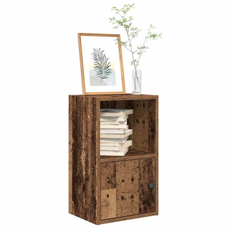 Vidaxl boekenkast 31x24x52 cm bewerkt hout oud houtkleurig
