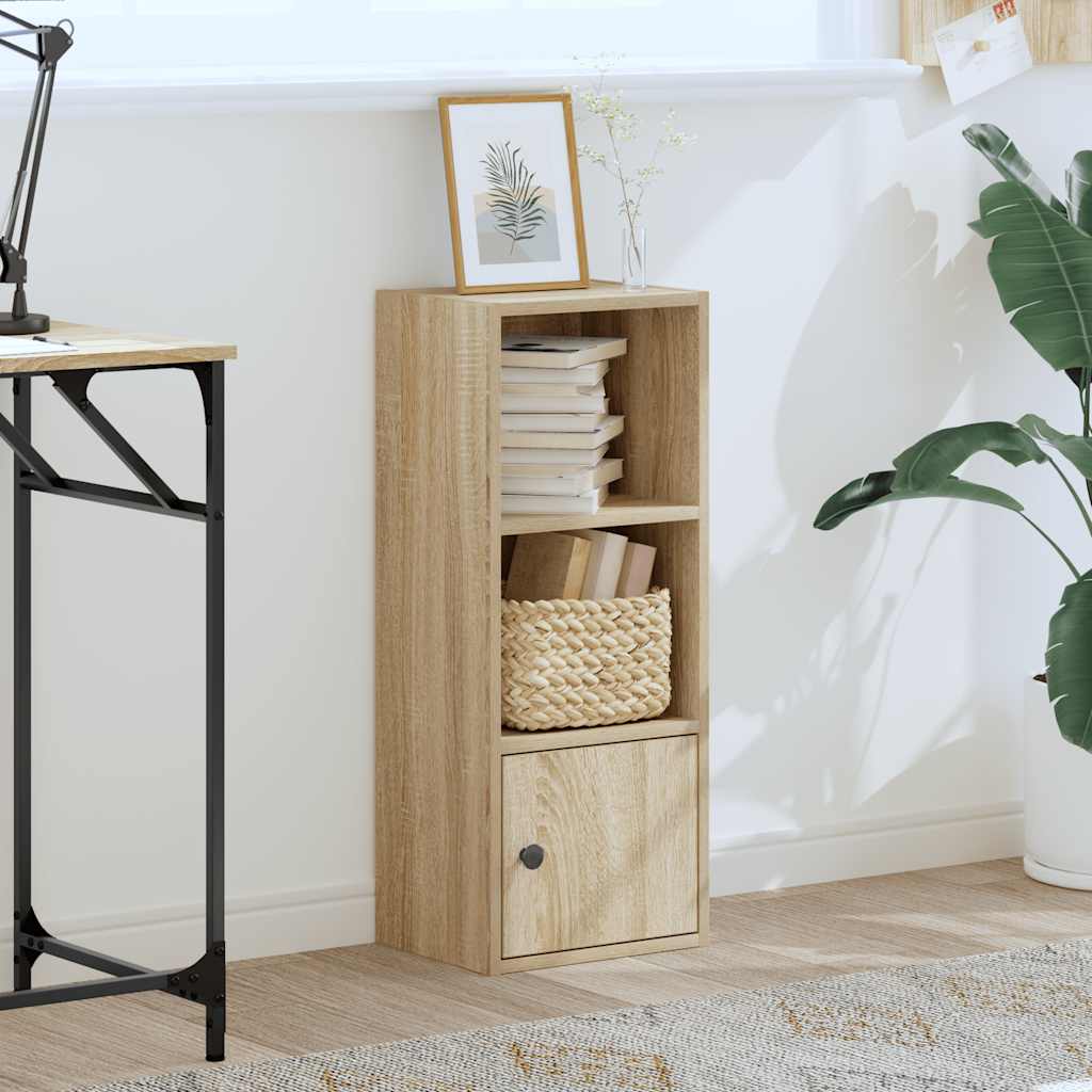 Vidaxl boekenkast 31x24x77 cm bewerkt hout sonoma eikenkleurig
