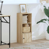 Vidaxl boekenkast 31x24x77 cm bewerkt hout sonoma eikenkleurig