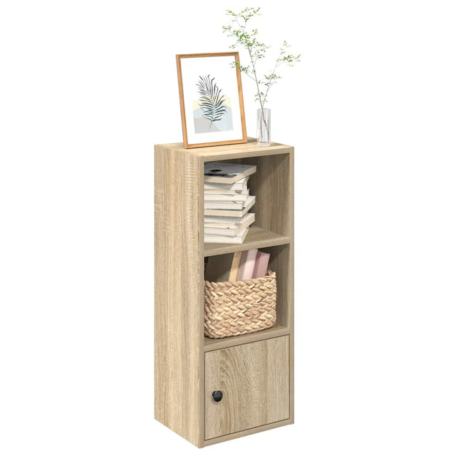 Vidaxl boekenkast 31x24x77 cm bewerkt hout sonoma eikenkleurig