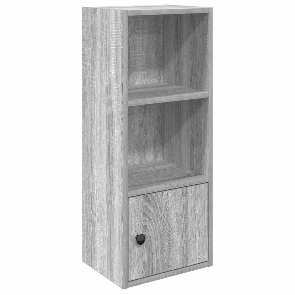 Vidaxl boekenkast 31x24x77 cm bewerkt hout grijs sonoma eikenkleurig