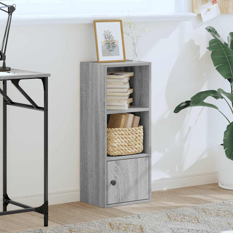 Vidaxl boekenkast 31x24x77 cm bewerkt hout grijs sonoma eikenkleurig