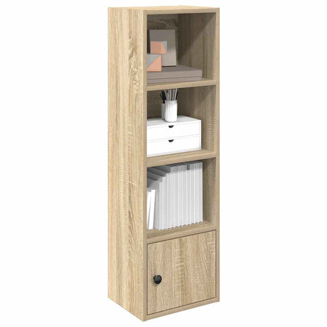 Vidaxl boekenkast 31x24x102 cm bewerkt hout sonoma eikenkleurig