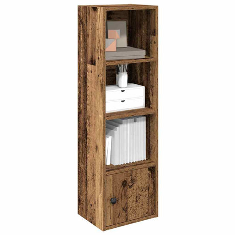 Vidaxl boekenkast 31x24x102 cm bewerkt hout oud houtkleurig