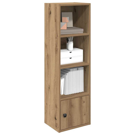 Vidaxl boekenkast 31x24x102 cm bewerkt hout artisanaal eikenkleurig