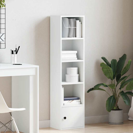 Vidaxl boekenkast 31x24x127 cm bewerkt hout wit