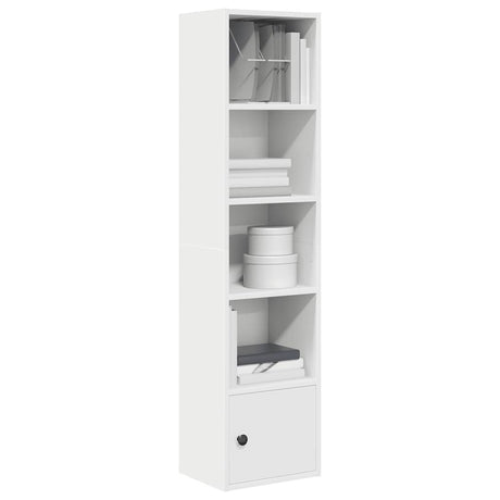 Vidaxl boekenkast 31x24x127 cm bewerkt hout wit