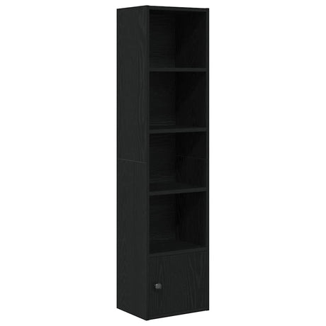 Vidaxl boekenkast 31x24x127 cm bewerkt hout zwart eikenkleurig