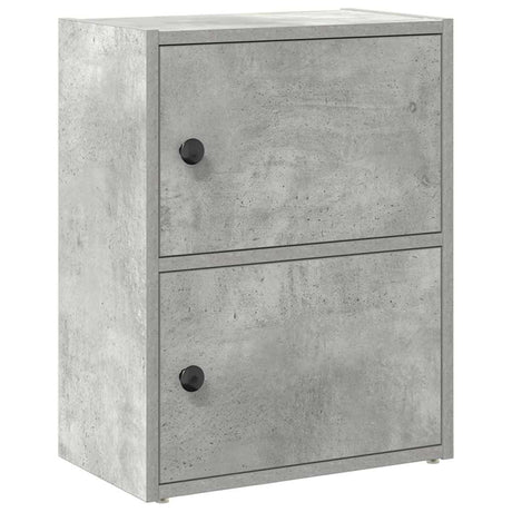 Vidaxl boekenkast 40x24x52 cm bewerkt hout betongrijs