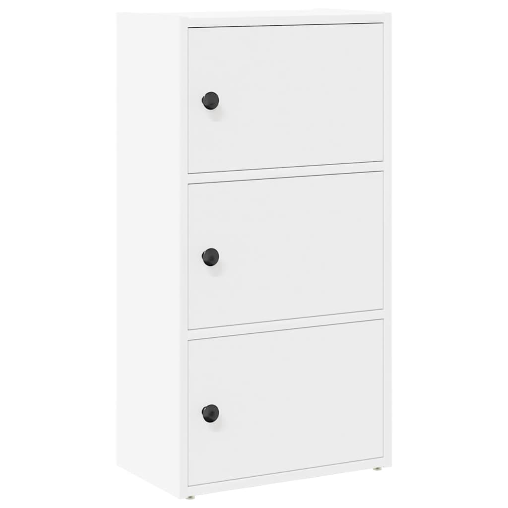 Vidaxl boekenkast 40x24x77 cm bewerkt hout wit