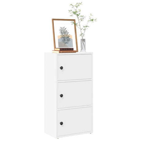 Vidaxl boekenkast 40x24x77 cm bewerkt hout wit