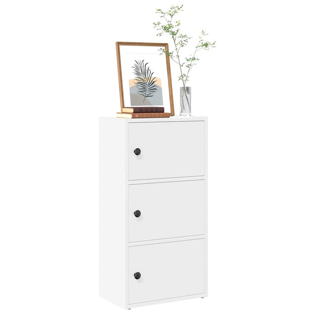 Vidaxl boekenkast 40x24x77 cm bewerkt hout wit