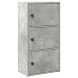 Vidaxl boekenkast 40x24x77 cm bewerkt hout betongrijs