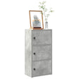 Vidaxl boekenkast 40x24x77 cm bewerkt hout betongrijs